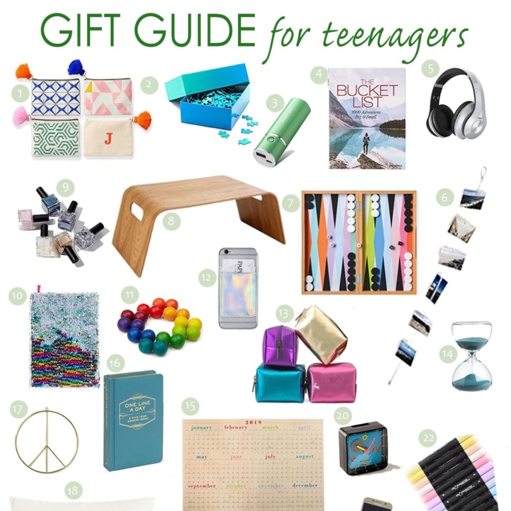 gift guide for teenagers